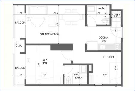 Imagen de Apartasuite Tipo C1 - Ambar Bio